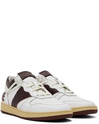 Baskets basses en cuir blanches Rhude