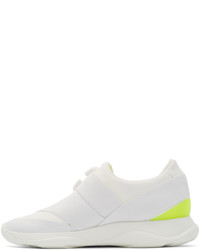 Baskets basses en cuir blanches Christopher Kane