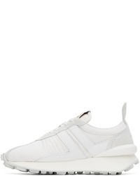 Baskets basses en cuir blanches Lanvin