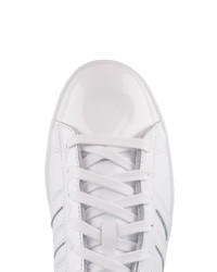 Baskets basses en cuir blanches Adidas By White Mountaineering