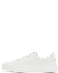 Baskets basses en cuir blanches Givenchy