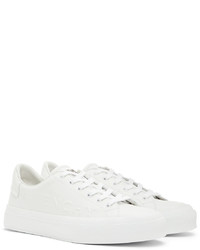 Baskets basses en cuir blanches Givenchy