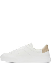 Baskets basses en cuir blanches Givenchy