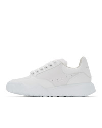 Baskets basses en cuir blanches Alexander McQueen