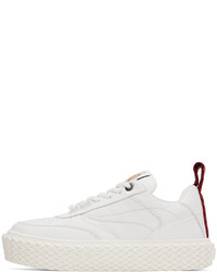 Baskets basses en cuir blanches Lanvin