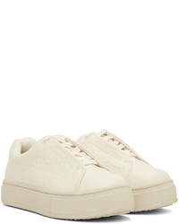 Baskets basses en cuir blanches Eytys