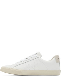 Baskets basses en cuir blanches Veja