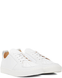 Baskets basses en cuir blanches ekn