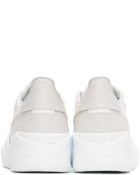 Baskets basses en cuir blanches Giuseppe Zanotti