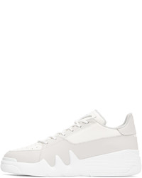 Baskets basses en cuir blanches Giuseppe Zanotti