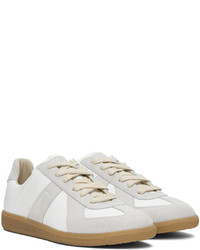 Baskets basses en cuir blanches Maison Margiela