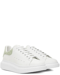 Baskets basses en cuir blanches Alexander McQueen