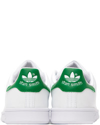 Baskets basses en cuir blanches adidas Originals