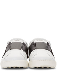 Baskets basses en cuir blanches Valentino