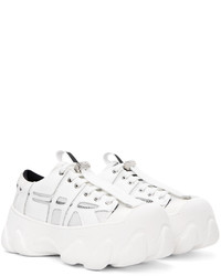 Baskets basses en cuir blanches Gcds