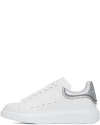 Baskets basses en cuir blanches Alexander McQueen