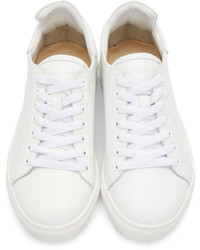 Baskets basses en cuir blanches Sophia Webster