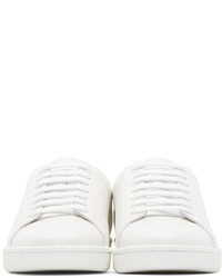 Baskets basses en cuir blanches Saint Laurent