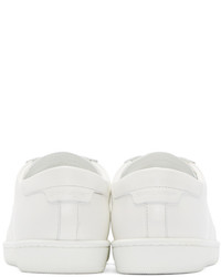 Baskets basses en cuir blanches Saint Laurent