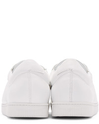 Baskets basses en cuir blanches Calvin Klein Collection