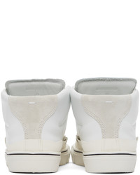 Baskets basses en cuir blanches Maison Margiela