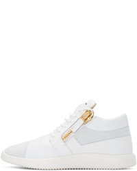 Baskets basses en cuir blanches Giuseppe Zanotti