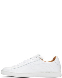 Baskets basses en cuir blanches Marc Jacobs