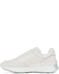 Baskets basses en cuir blanches Alexander McQueen