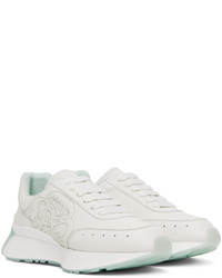 Baskets basses en cuir blanches Alexander McQueen