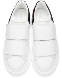 Baskets basses en cuir blanches Alexander McQueen