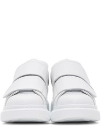 Baskets basses en cuir blanches Alexander McQueen