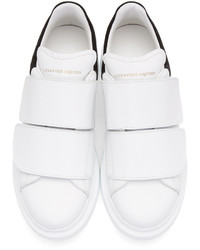 Baskets basses en cuir blanches Alexander McQueen