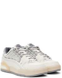 Baskets basses en cuir blanches Li-Ning