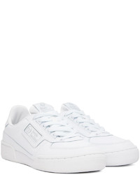 Baskets basses en cuir blanches Sergio Tacchini