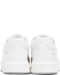 Baskets basses en cuir blanches Valentino Garavani