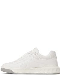 Baskets basses en cuir blanches Valentino Garavani