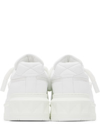 Baskets basses en cuir blanches Valentino Garavani