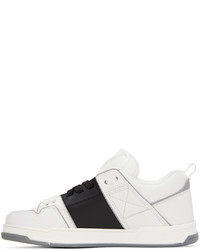 Baskets basses en cuir blanches Valentino Garavani