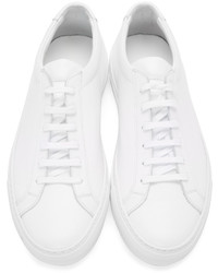 Baskets basses en cuir blanches Common Projects