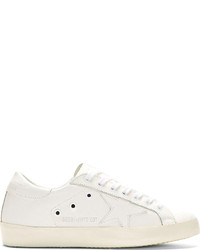 Baskets basses en cuir blanches Golden Goose