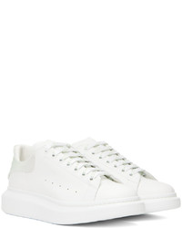 Baskets basses en cuir blanches Alexander McQueen