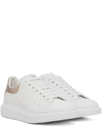 Baskets basses en cuir blanches Alexander McQueen