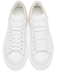 Baskets basses en cuir blanches Alexander McQueen