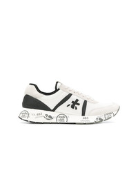 Baskets basses en cuir blanches White Premiata