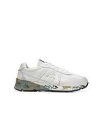 Baskets basses en cuir blanches White Premiata