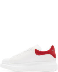 Baskets basses en cuir blanches Alexander McQueen