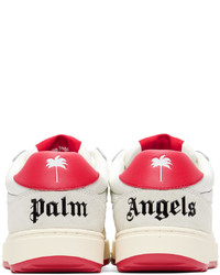 Baskets basses en cuir blanches Palm Angels