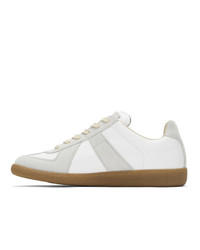 Baskets basses en cuir blanches Maison Margiela