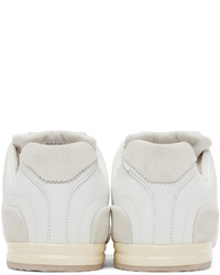 Baskets basses en cuir blanches Y-3