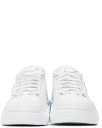 Baskets basses en cuir blanches Giuseppe Zanotti